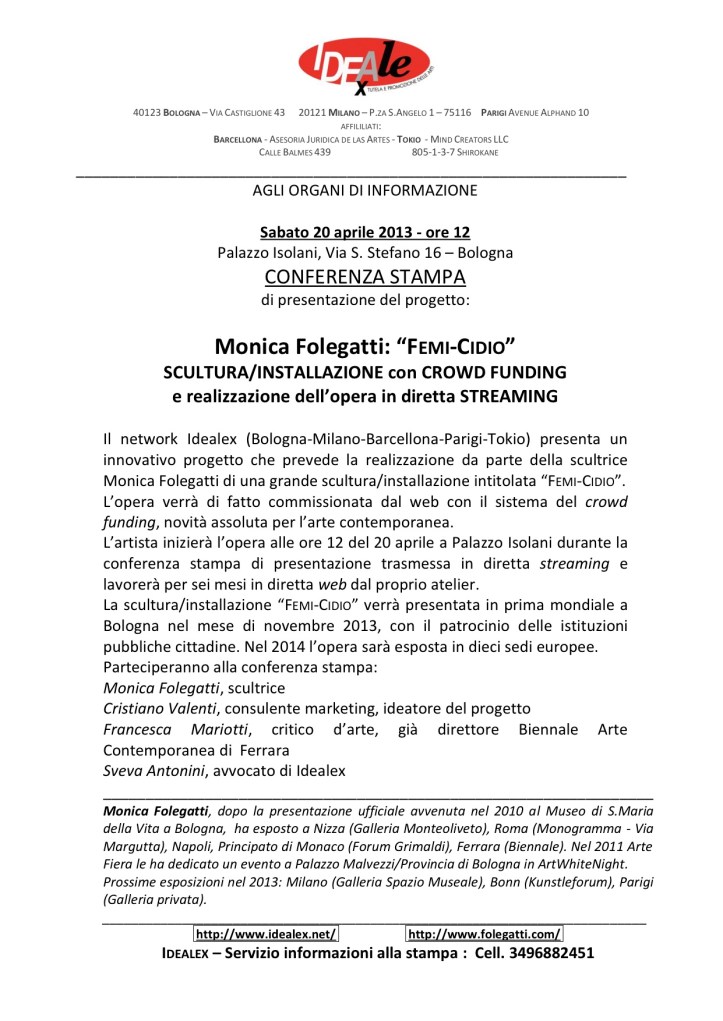 Conferenza Stampa - 20.04.13