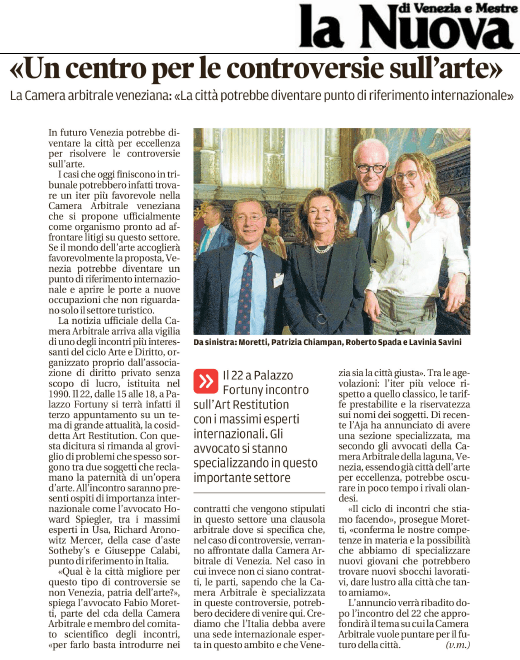 Articolo Nuova Venezia